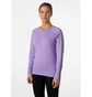Термобелье женское Helly Hansen Lifa Active Stripe Crew Violet 49413-699