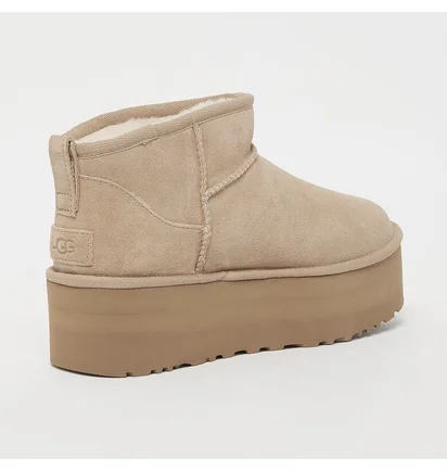 Угги женские UGG Classic Ultra Mini Platform Beige 1135092-SAN