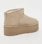 Угги женские UGG Classic Ultra Mini Platform Beige 1135092-SAN