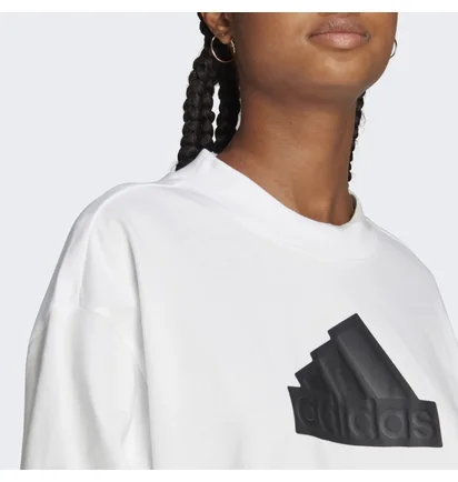 Футболка жіноча Adidas Future Icons Badge Of Sport Boyfriend Tee White HR6098