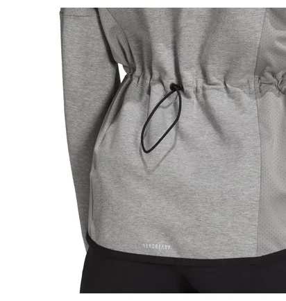 Толстовка жіноча Adidas Designed To Move Full-Zip Hoodie Grey H10177
