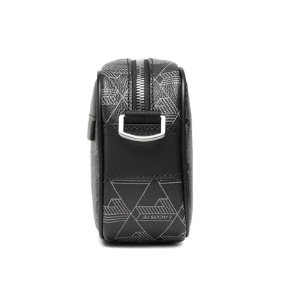 Сумка унисекс Lacoste Reporter Bag Black/Grey NH3650LX.H45