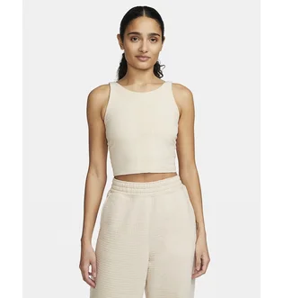 Майка женская Nike W Ny Df Luxe Crop Tanv Beige DV9171-126
