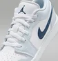 Кроссовки детские Air Jordan 1 Low White/Light Blue 553560-104