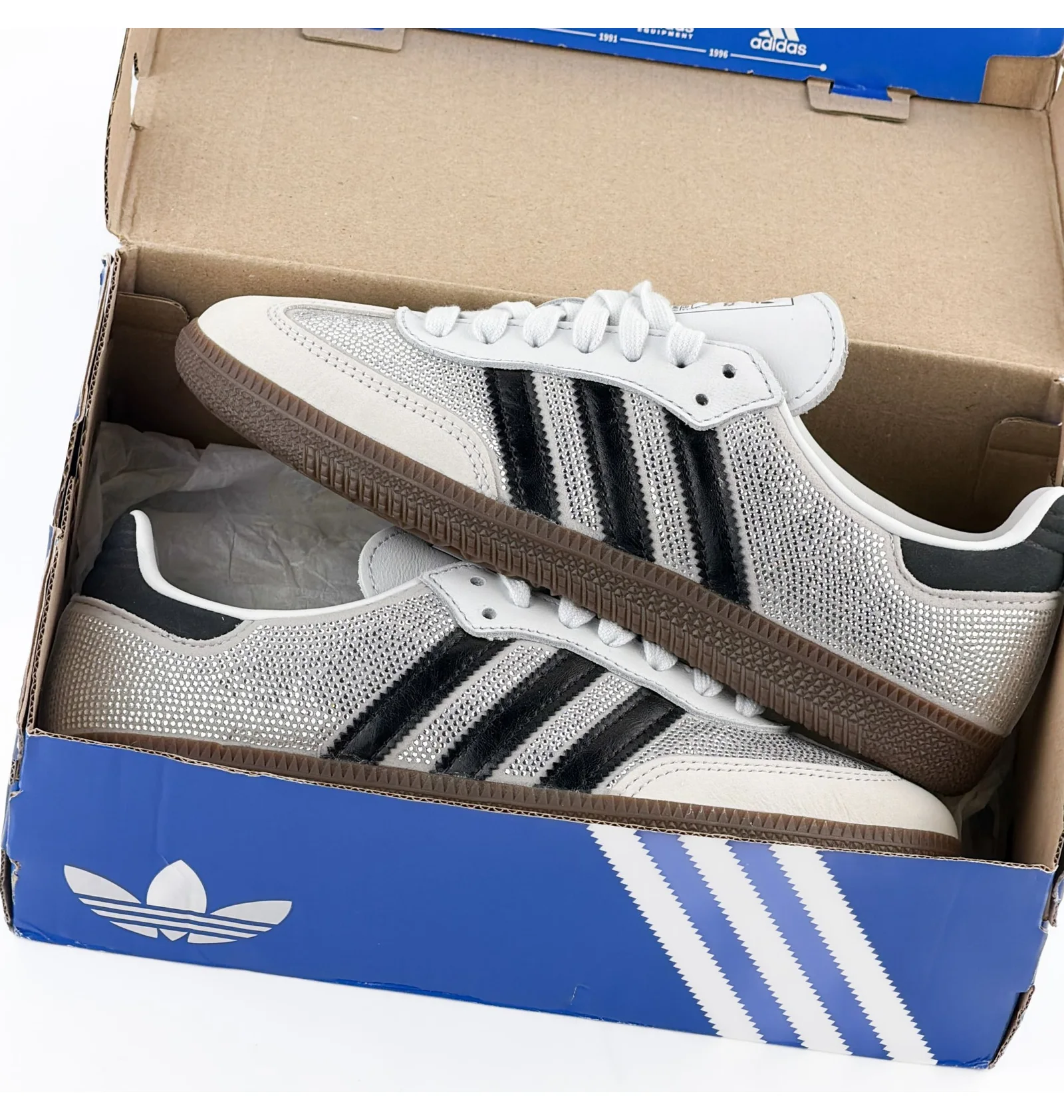 ᐉ Кросівки жіночі Adidas Samba Rhinestone White IH9055 - придбати
