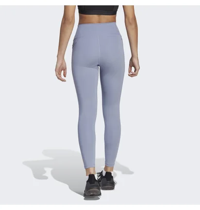 Леггинсы женские Adidas Optime Stash Pocket High-Waisted 7/8 Leggings Violet Hr5442