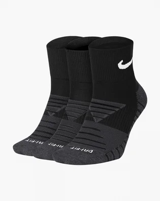 Носки унисекс Nike U Everyday Max Cush Ankle (3 пары) Black SX5549-010