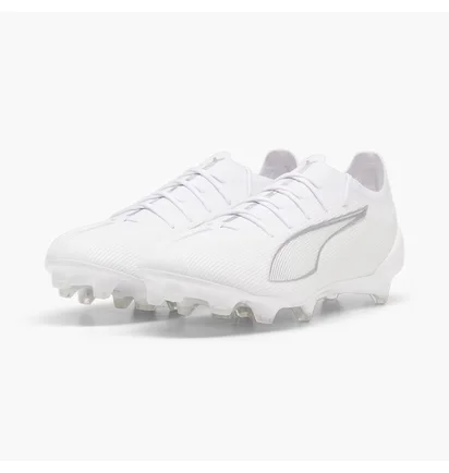 Бутсы унисекс Puma Ultra 5 Ultimate Fg White 107683-04