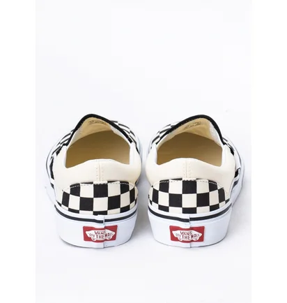 Кеды унисекс Vans Classic Slip-On Beige/Black VN000EYEBWW1M