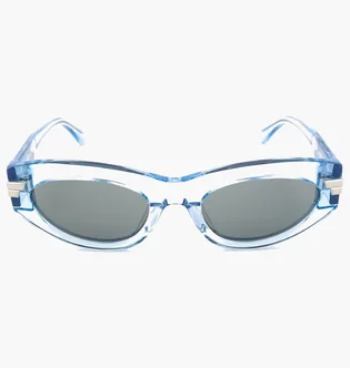 Сонцезахисні окуляри жіночі BOTTEGA VENETA Grey/Light Blue BV1189S-003-53