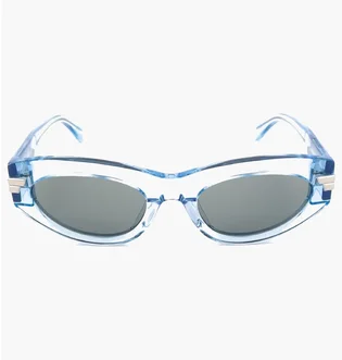 Сонцезахисні окуляри жіночі BOTTEGA VENETA Grey/Light Blue BV1189S-003-53
