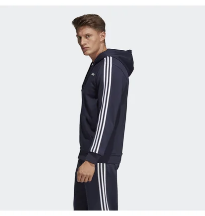 Толстовка чоловіча Adidas Essentials 3-Stripes Black DU0475
