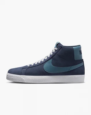 Кеды унисекс Nike Sb Zoom Blazer Mid Blue Fd0731-400