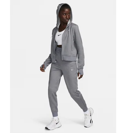 Толстовка жіноча Nike Therma-Fit One Full-Zip Hoodie Grey FB5216-091