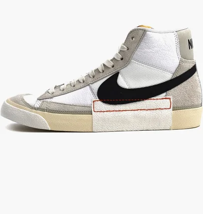 Кроссовки мужские Nike Blazer Mid Pro Club White Dq7673-100