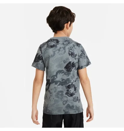 Футболка детская Nike K Nsw Tee Club Ssnl Aop Grey FN9612-084