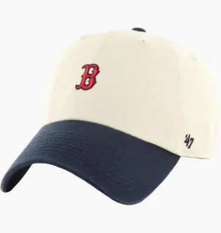 Кепка унісекс 47 Brand Boston Red Sox Base Runner Beige/Blue SSTBC02GWS-NT