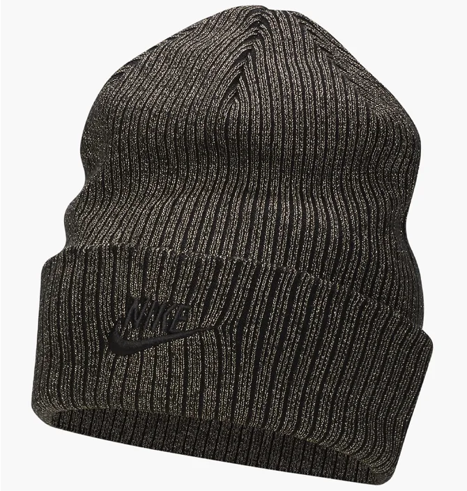 Шапка унісекс Nike Peak Beanie Sc Metallic L Grey FJ8687-010