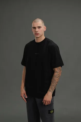 Футболка мужская Stone Island Industrial Print Black K2S152100037-S0241-V0029