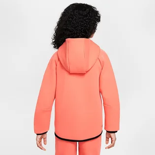 Толстовка детская Nike Tech Fleece Hd Fz Ls Peach HV8695-814
