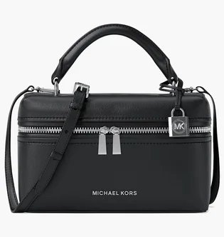 Сумка жіноча Michael Kors Jana Extra-Small Leather Crossbody Bag Black 32F5SQ1C0L-BLACK-138575