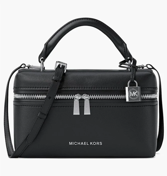Сумка женская Michael Kors Jana Extra-Small Leather Crossbody Bag Black 32F5SQ1C0L-BLACK-138575