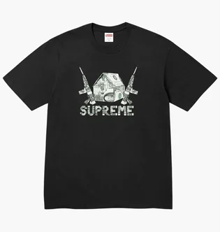 Футболка мужская Supreme Origami Tee Black SS26ORIGAMITEEBLACK
