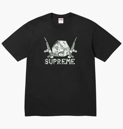 Футболка мужская Supreme Origami Tee Black SS26ORIGAMITEEBLACK