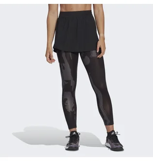 Штаны женские Adidas Tennis New York 2-In-1 7/8 Tights Brown Ht3403