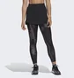 Штаны женские Adidas Tennis New York 2-In-1 7/8 Tights Brown Ht3403