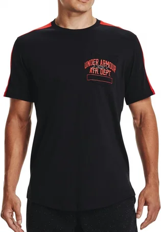 Футболка мужская Under Armour T-Shirt Ua Athletic Dept Pocket Tee-Blk Black 1370979-001