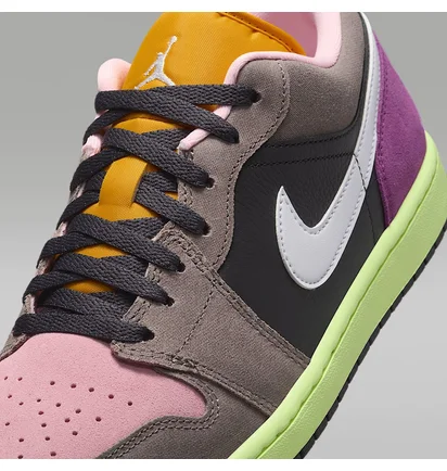 Кроссовки мужские Air Jordan 1 Low Grey/Multi HQ2010-005