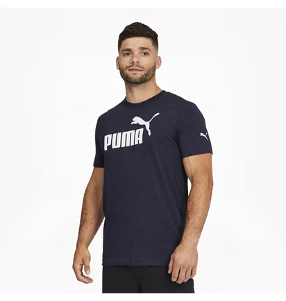 Футболка мужская Puma Essentials Heather Tee Blue 586276-86