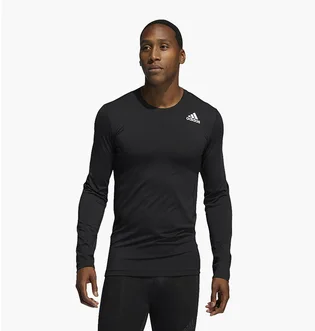 Лонгслів чоловічий Adidas Techfit Compression Long Sleeve Black GM5038