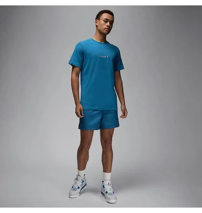 Футболка мужская Air Jordan Embroidered Crew Light Blue DM3182-457