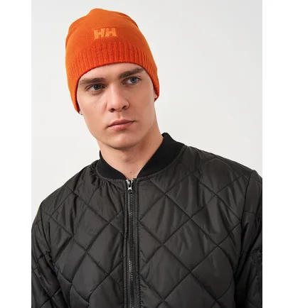 Шапка унисекс Helly Hansen Brand Beanie Orange 57502-300