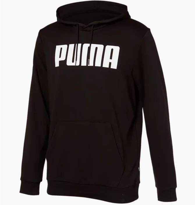 Худи мужское Puma Ess Hoodie Tr Big M Black 847228-01