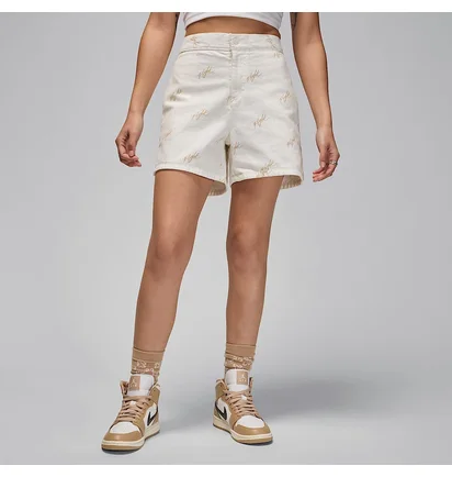 Шорты женские Air Jordan Wvn Aop Short Beige FN5689-133