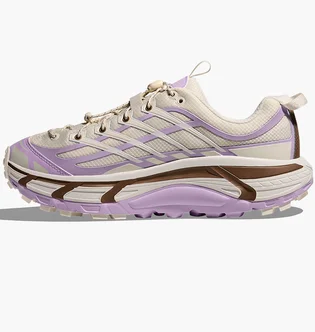 Кроссовки унисекс Hoka Mafate Three2 Beige/Violet 1175490-ASF
