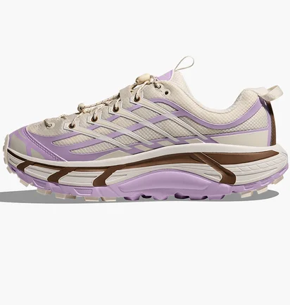 Кроссовки унисекс Hoka Mafate Three2 Beige/Violet 1175490-ASF