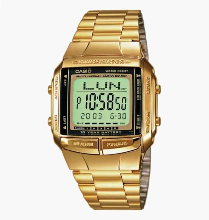 Годинник чоловічий Casio Data Bank DB-360GN-9AEF