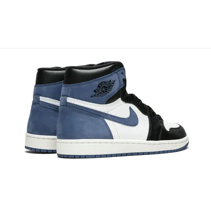 Кроссовки мужские Air Jordan 1 Retro High Og Black/Blue 555088-115