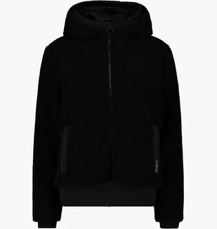 Куртка жіноча CMP Jacket Fix Hood Teddy Fur Black 34K2906-U901