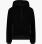 Куртка женская CMP Jacket Fix Hood Teddy Fur Black 34K2906-U901