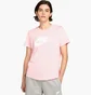 Футболка женская Nike Nsw Tee Essntl Icn Ftra Pink DX7906-690