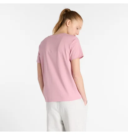 Футболка жіноча New Balance Sport Essentials Cotton Pink MT41509-GIN