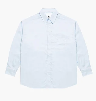 Рубашка унисекс New Amsterdam Fluid Light Blue 2501027002