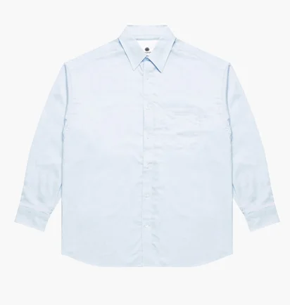 Рубашка унисекс New Amsterdam Fluid Light Blue 2501027002