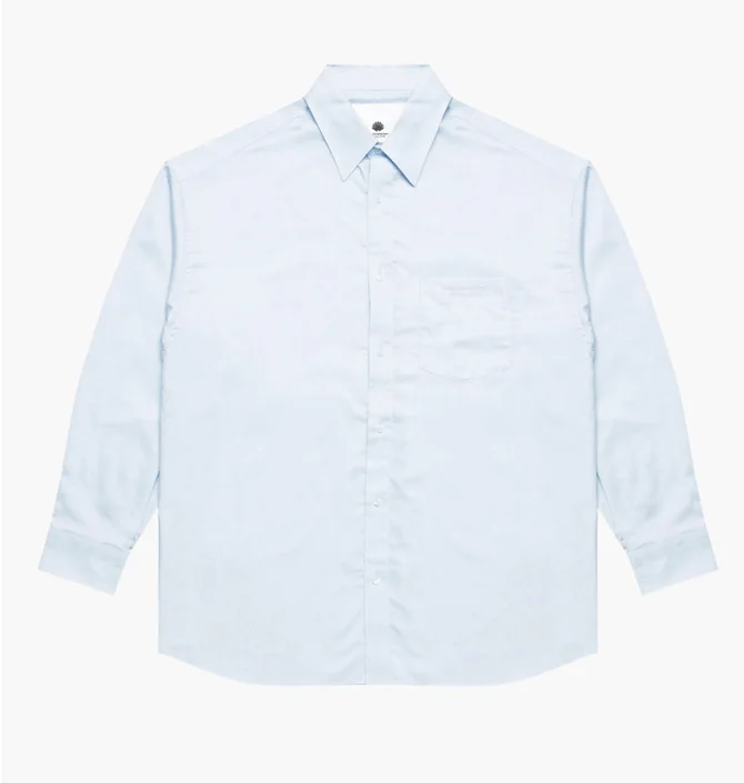 Рубашка унисекс New Amsterdam Fluid Light Blue 2501027002