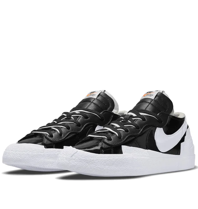 ᐉ Кроссовки мужские Nike Blazer Low / Sacai Black Dm6443-001